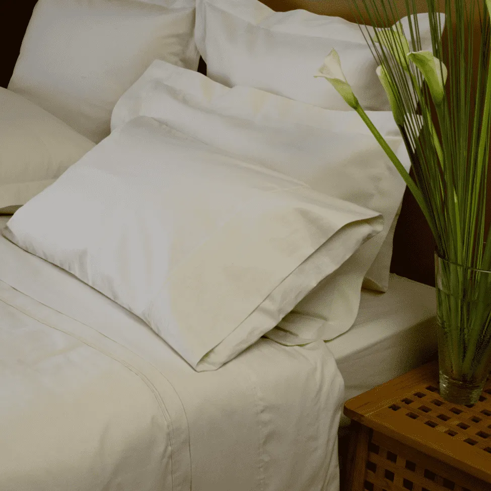 SET OF 2 KING HEMP LINEN PILLOWCASES - 3 Colours