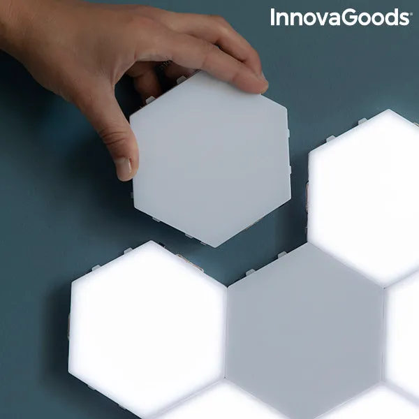 Set of Modular Magnetic and Touch LED Panels Tilight InnovaGoods (Pack of 3)
