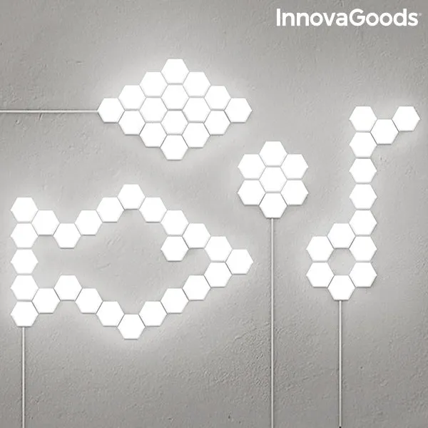 Set of Modular Magnetic and Touch LED Panels Tilight InnovaGoods (Pack of 3)
