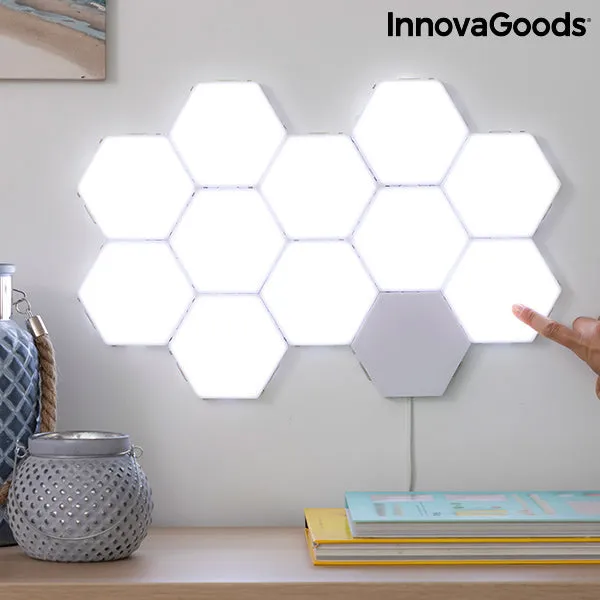 Set of Modular Magnetic and Touch LED Panels Tilight InnovaGoods (Pack of 3)