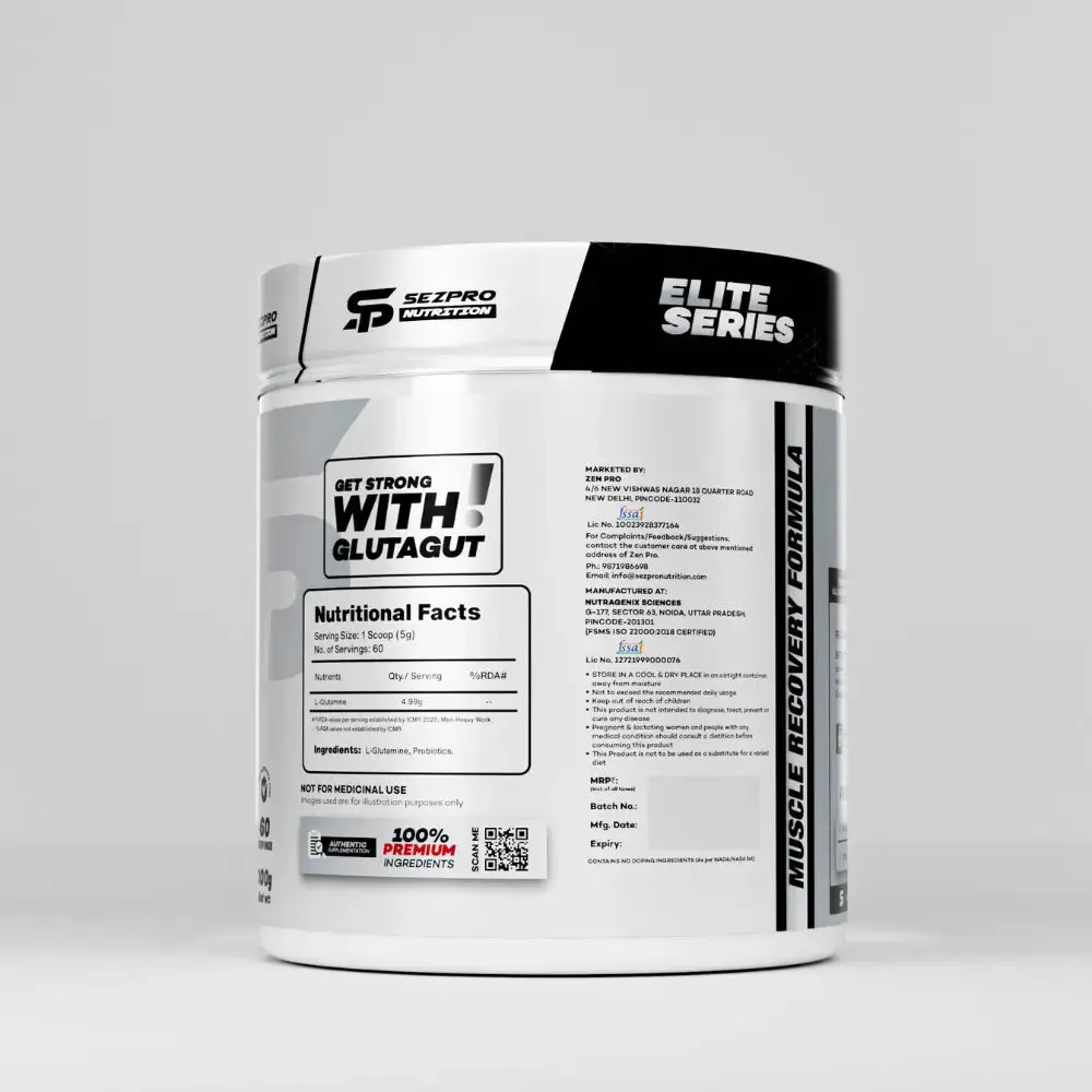 Sezpro Nutrition GlutaGut Glutamine