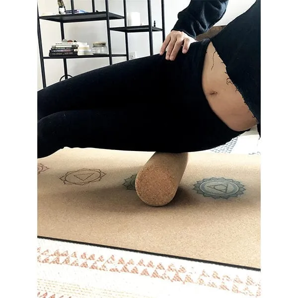 Short Natural Cork Massage Roller
