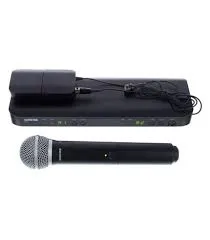Shure BLX1288/CVL Wireless Combo System with PG58 Handheld and CVL Lavalier
