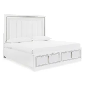 Signature Design by Ashley Chalanna Queen Upholstered Panel Bed with Storage B822-57/B822-54S/B822-97