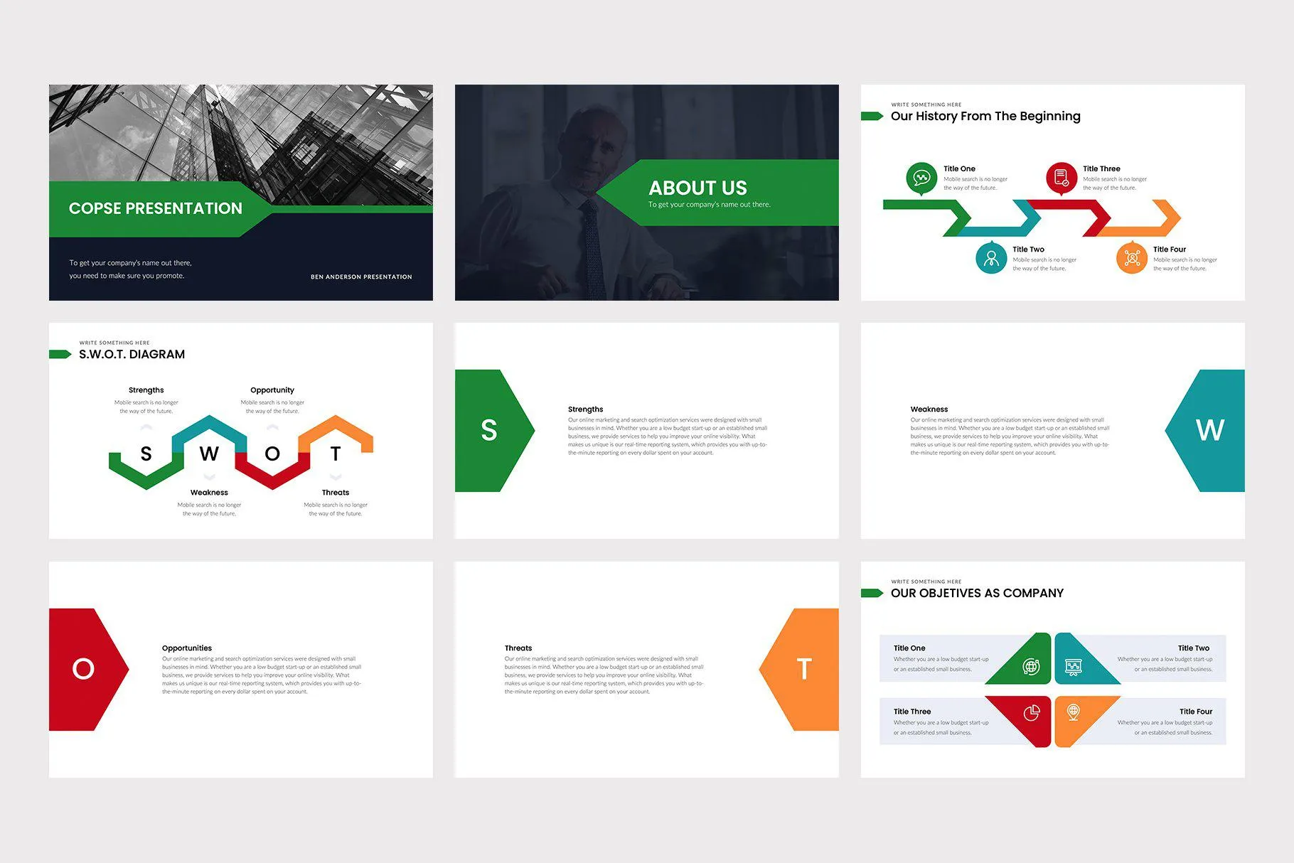 Skyline Google Slides