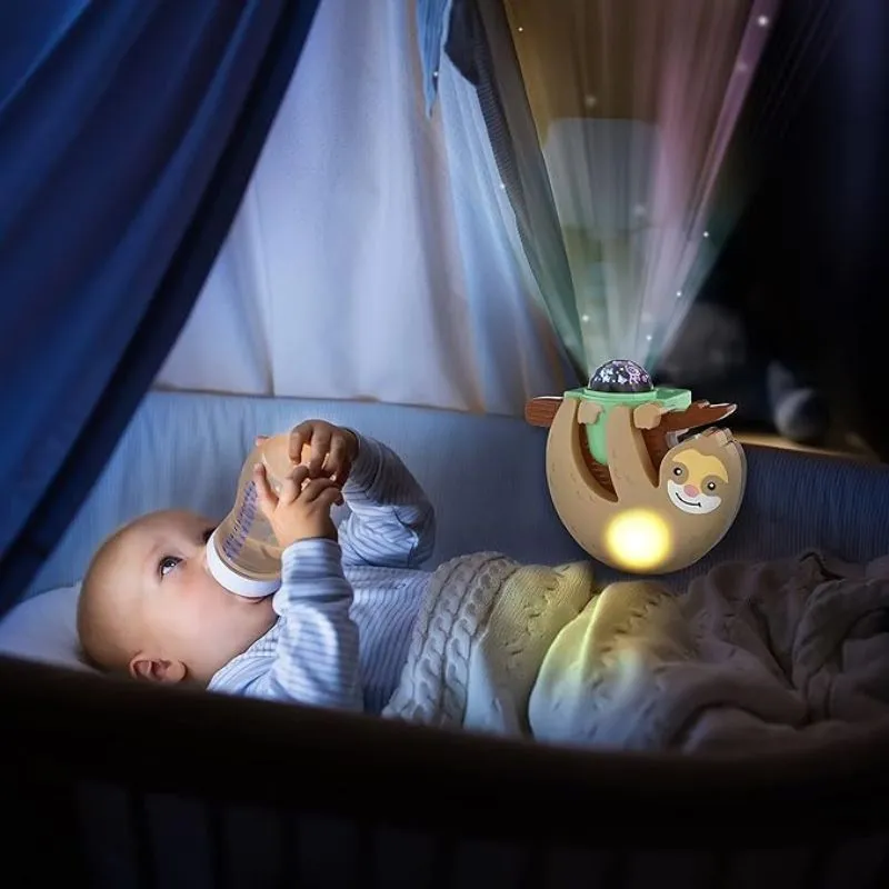 Sleepy Sloth Sound Soothing Crib Projector