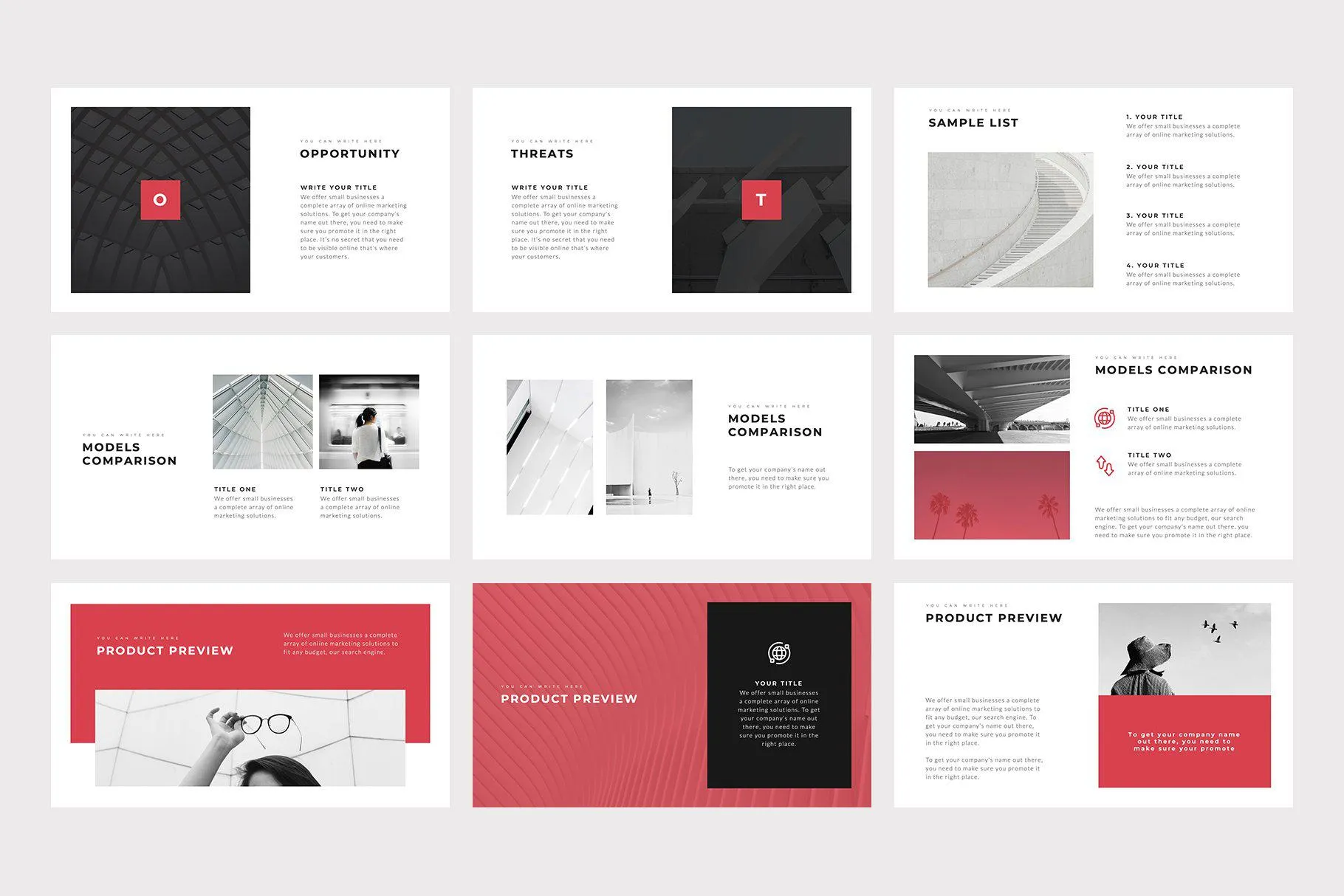 Sonata Minimal Keynote Template