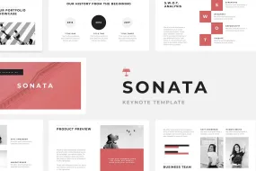 Sonata Minimal Keynote Template