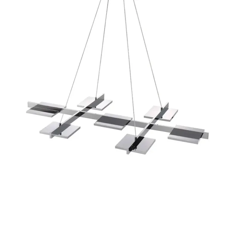 Sonneman 2577 Panels 7-lt 39" LED Pendant