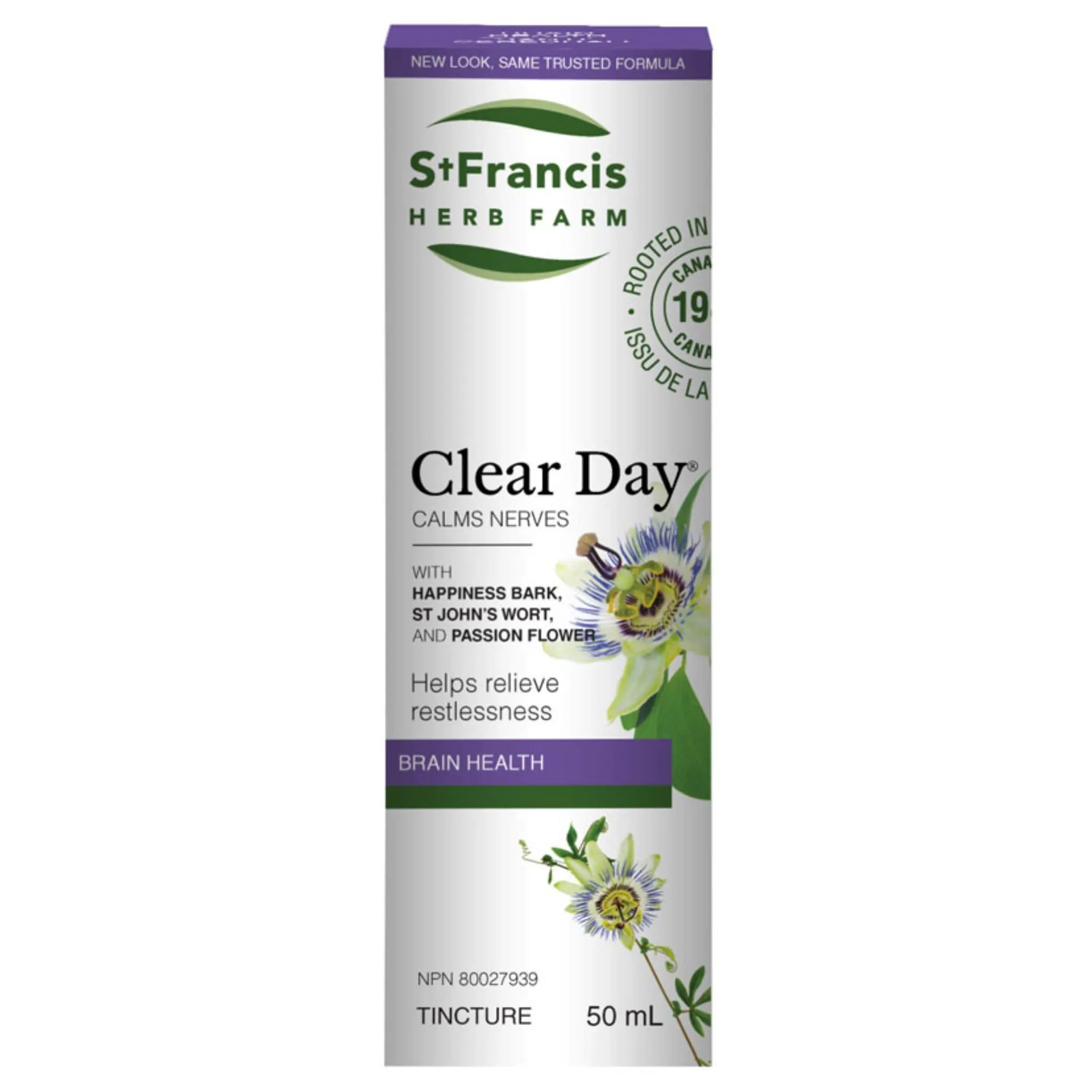 St.Francis Clear Day, Support Emotional Wellness and Relieve Nervousness, 50ml
