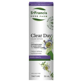 St.Francis Clear Day, Support Emotional Wellness and Relieve Nervousness, 50ml