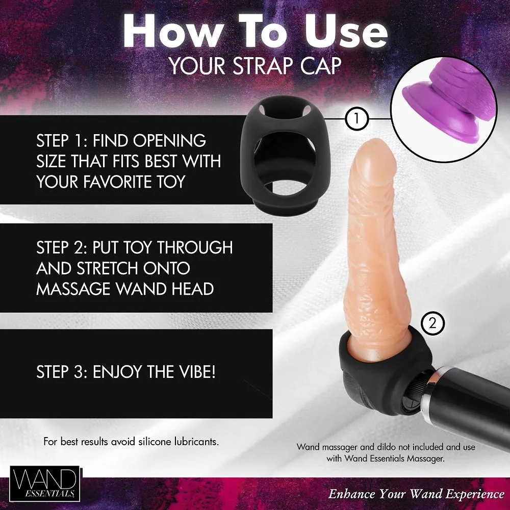 Strap Cap Dildo Wand Harness