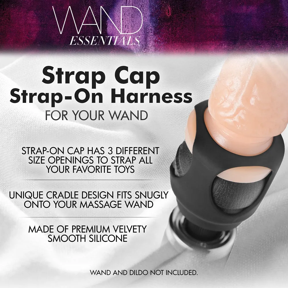 Strap Cap Dildo Wand Harness