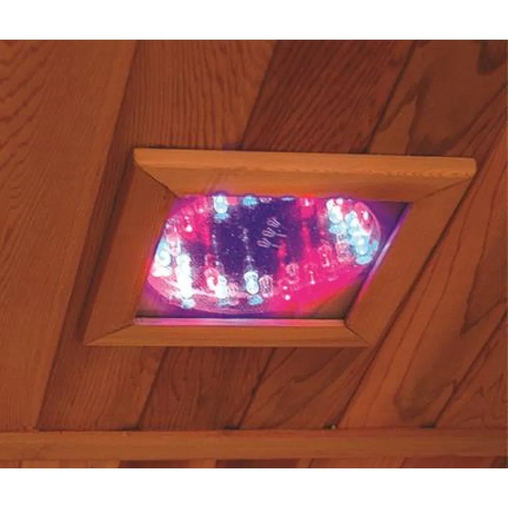 SunRay 3 Person Hemlock Sauna w/Carbon Heaters - HL300C Aspen