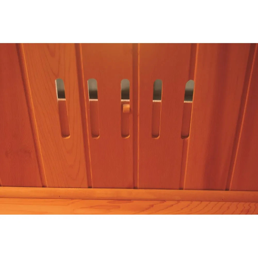 SunRay 3 Person Hemlock Sauna w/Carbon Heaters - HL300C Aspen