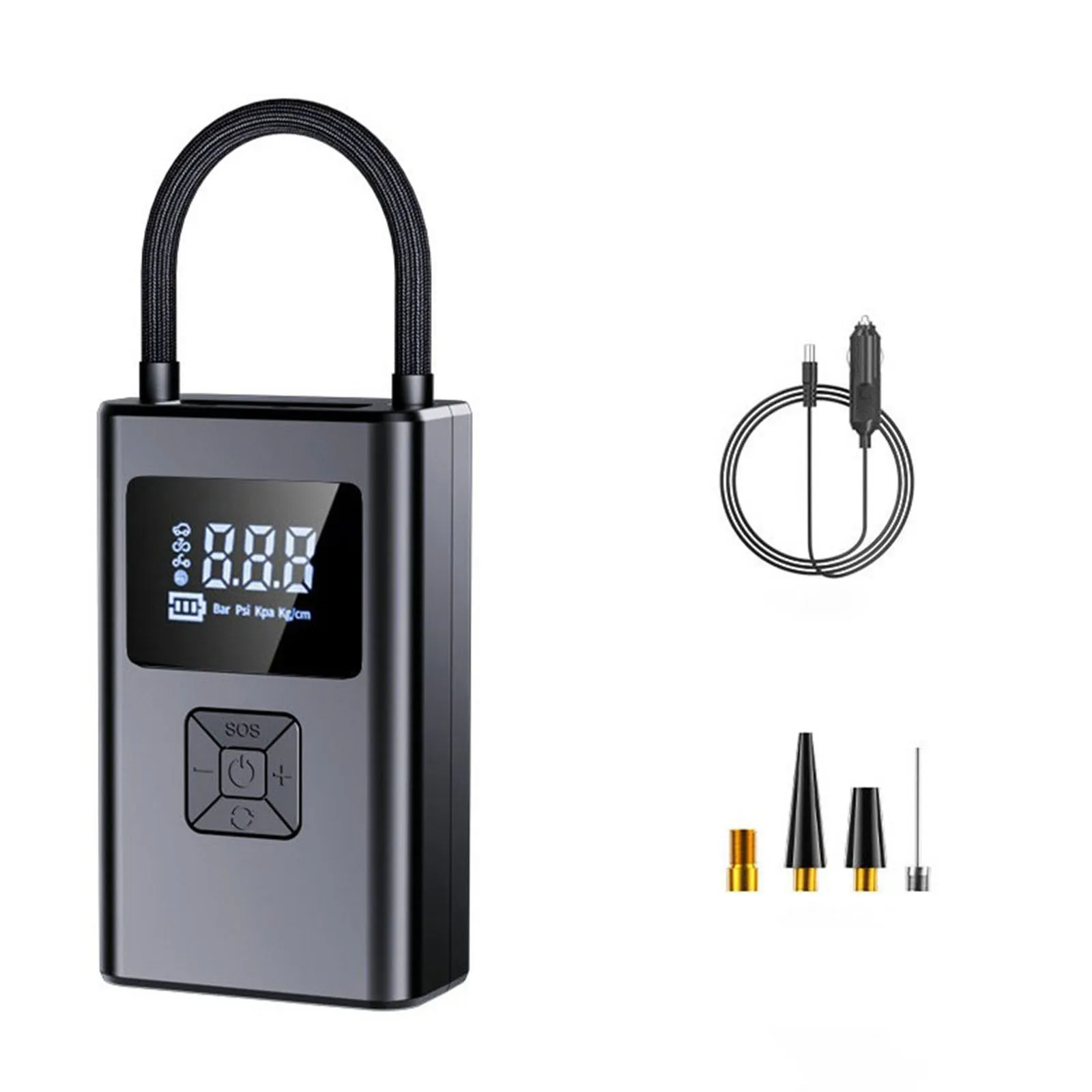 Tire Inflator Portable Air Compressor, 4000mAh Lithium Battery
