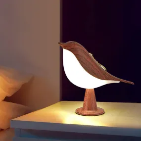Touch Switch Wooden Bird Lights