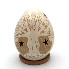 Tree of Life Luminary - Cream