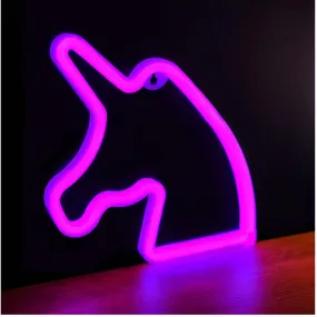 Unicorn LED Decorative Night Light FA-A19 Pink
