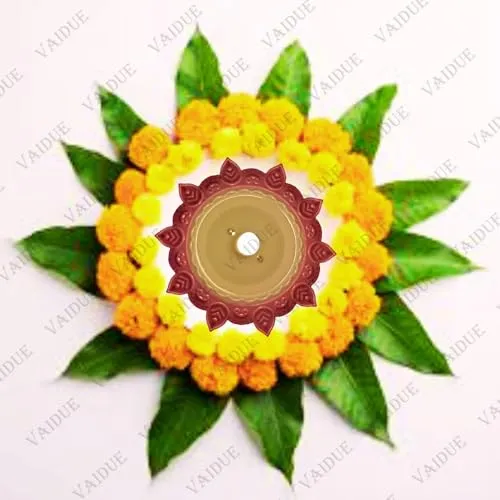 VAIDUE Lotus Water Sensor Diya Lights Electric Flameless Smokeless (16 PCS) LED Diyas Eco-Friendly Diya Electric for Puja E-Diya Warm Ambient Lights Home Decor Diwali Festivals Decoration New Year