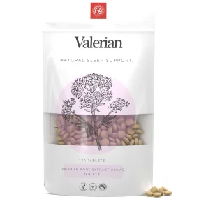Valerian Extract Tablets 200mg - High Strength Vegan