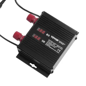 VEVOR 250 AMP Dual Battery Smart Isolator, 12V/24V, Universal VSR
