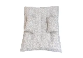 VG MATTRESS-Organic Kapok Silk Cotton Ilavam Panju New Born Baby Bed Mattress,Size: 2.5 x 2 feet with 2 Pillows (0-12 Month)