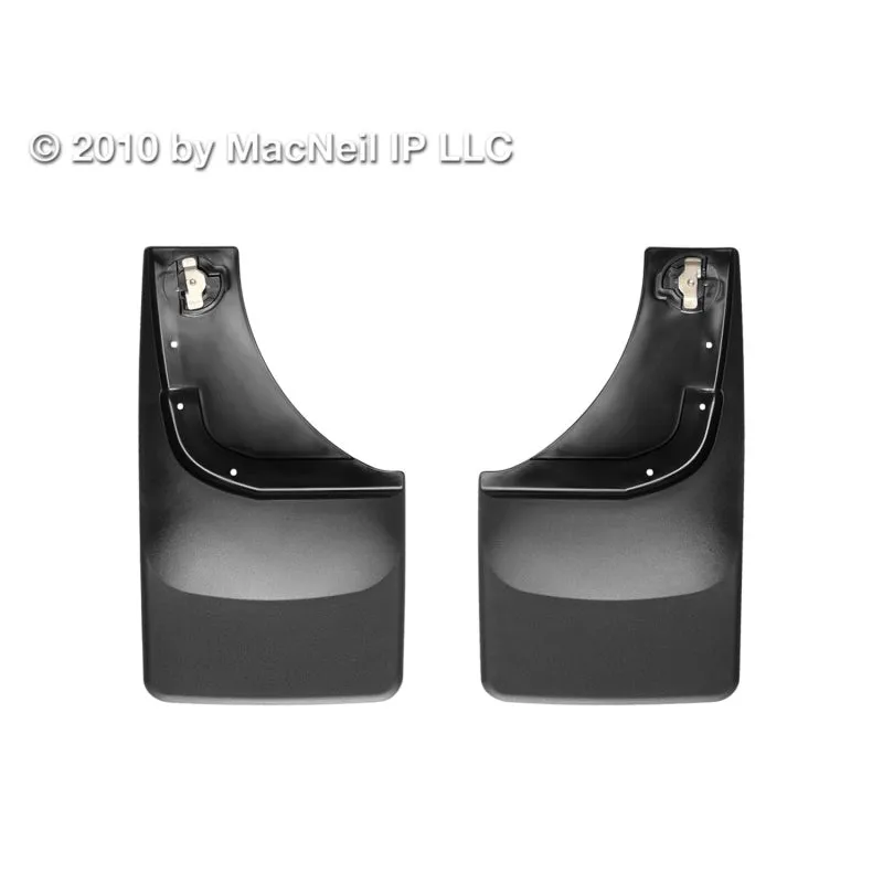 WeatherTech MudFlaps - Rear - Black - Ford Fullsize Truck 2004-14
