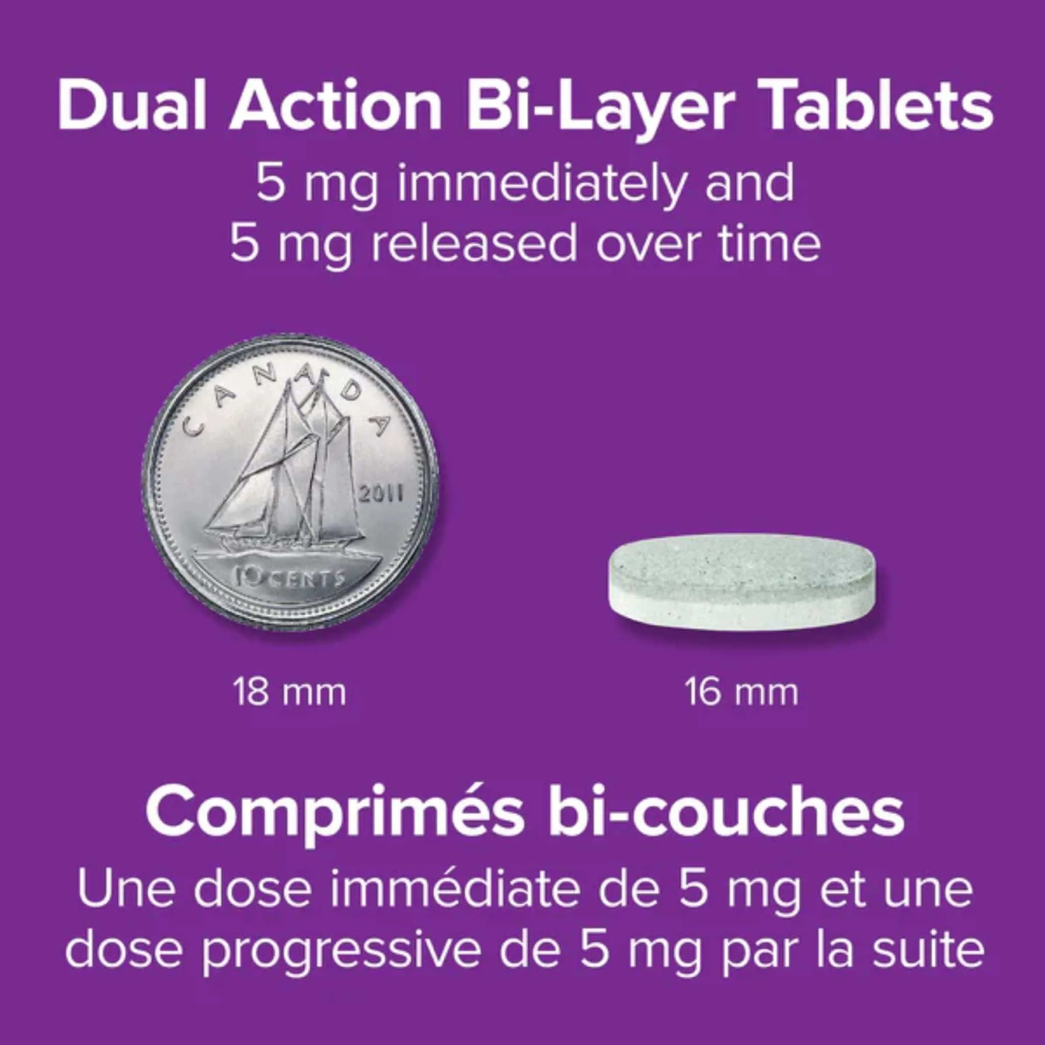 Webber Naturals Melatonin 10mg, Maximum Strength, Dual Action Release, 60 Tablets