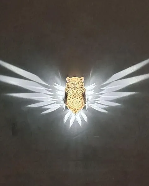 WildDreams: Dreams-Inspired OWL Night Wall Lamp (White)