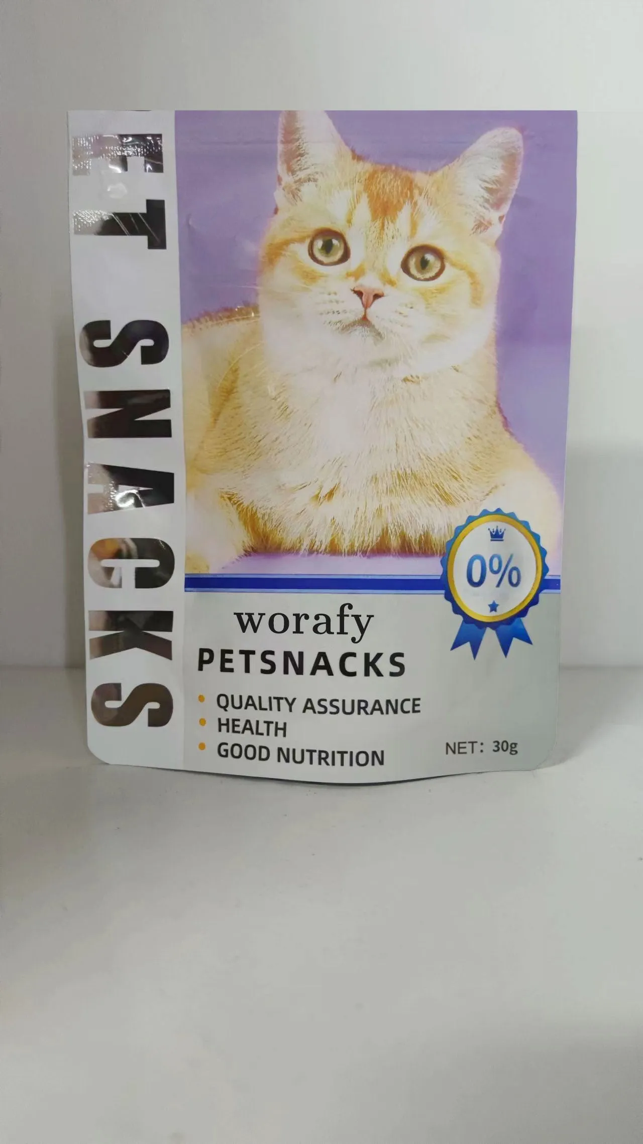 worafy Pets Cat Treats - Crunchy Treats for Cats with Catnip, Coat, & Digestive Support, Sustainable Upcycled Natural Ingredients & Real Meat, Low Calorie Healthy Feline Food