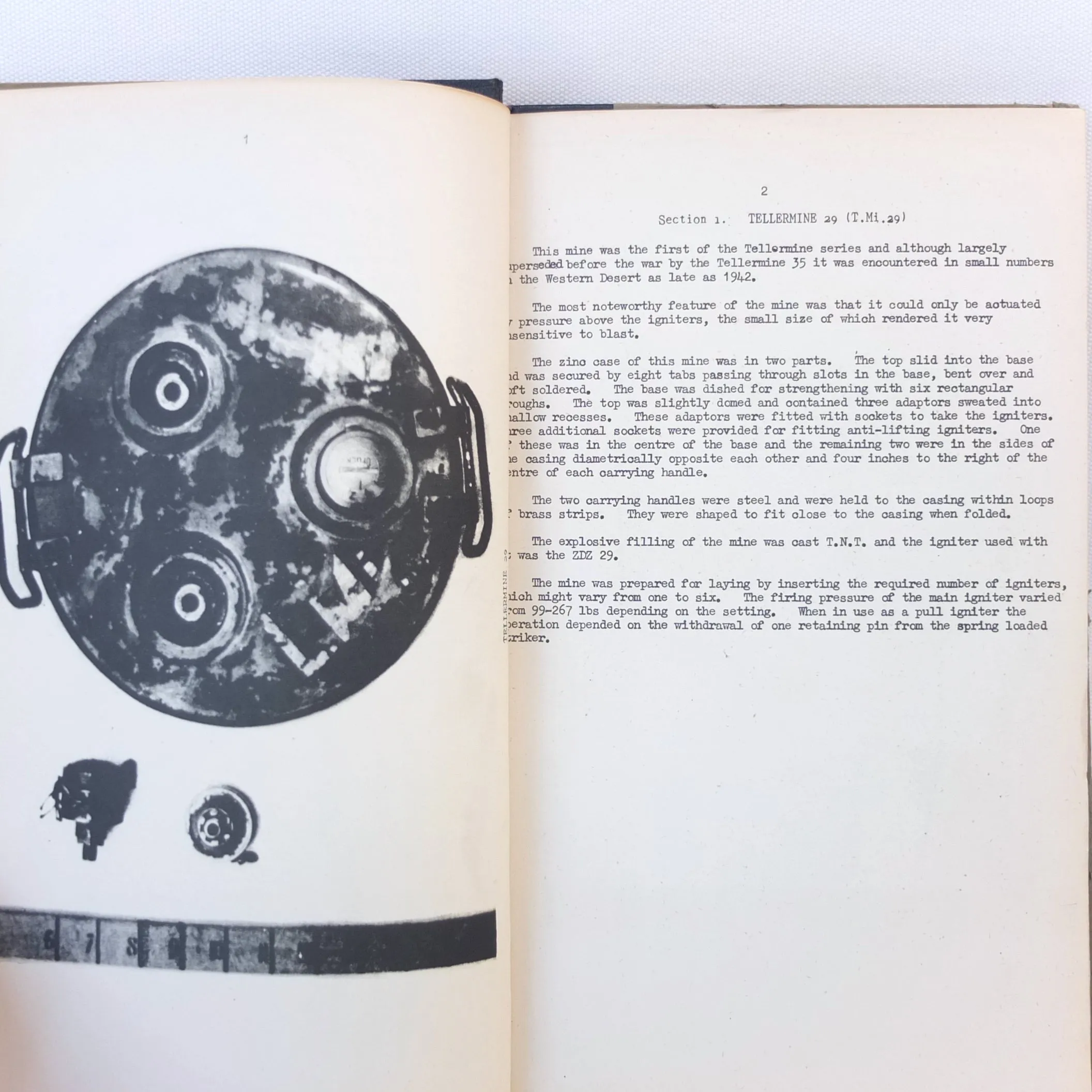 WW2 War Office M.I. 10 Intelligence Manual | German Army Equipment