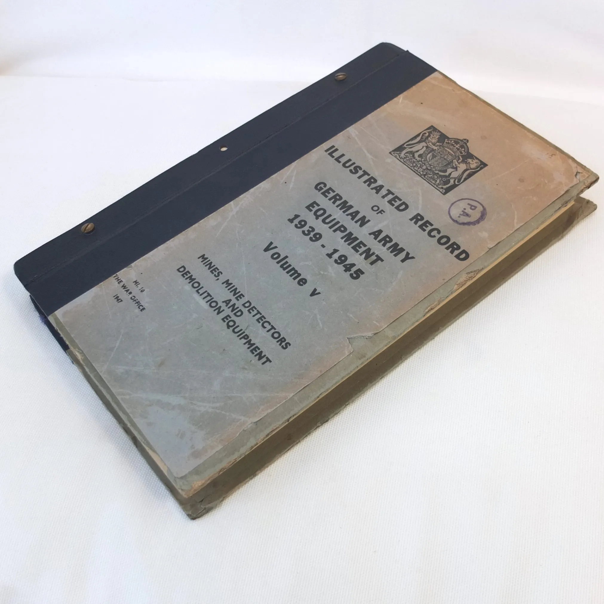WW2 War Office M.I. 10 Intelligence Manual | German Army Equipment