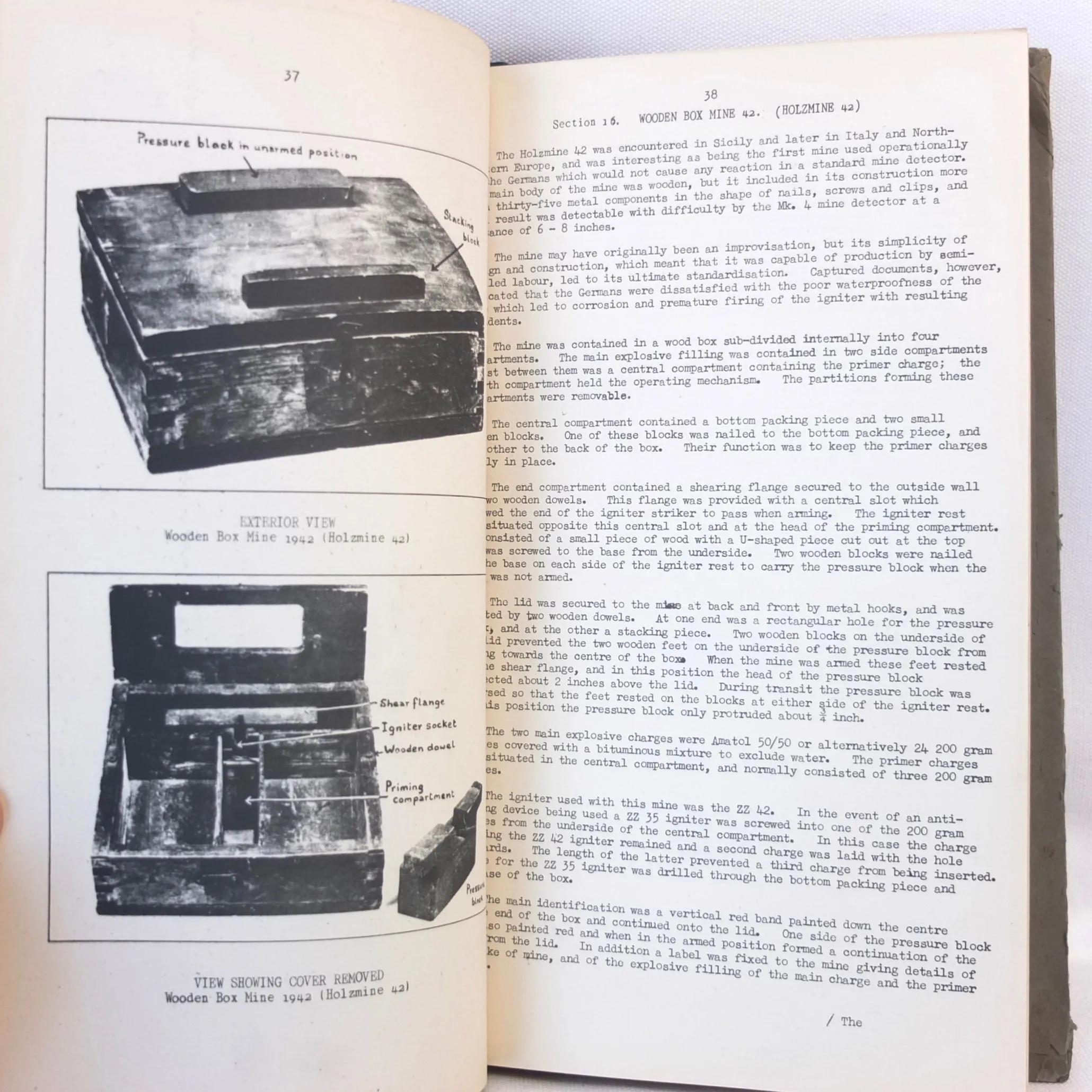 WW2 War Office M.I. 10 Intelligence Manual | German Army Equipment