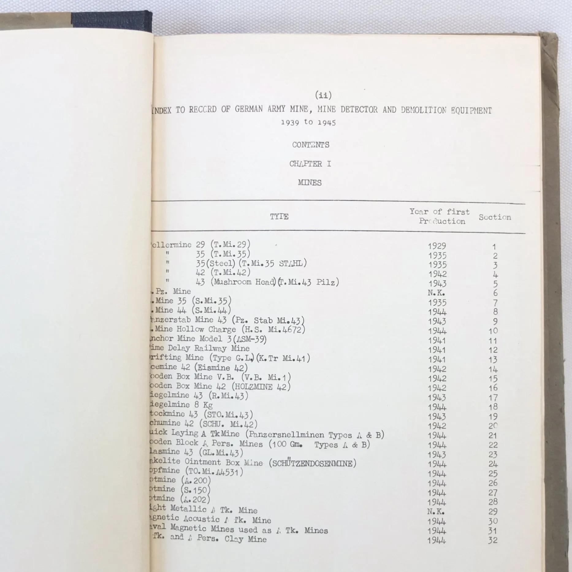 WW2 War Office M.I. 10 Intelligence Manual | German Army Equipment
