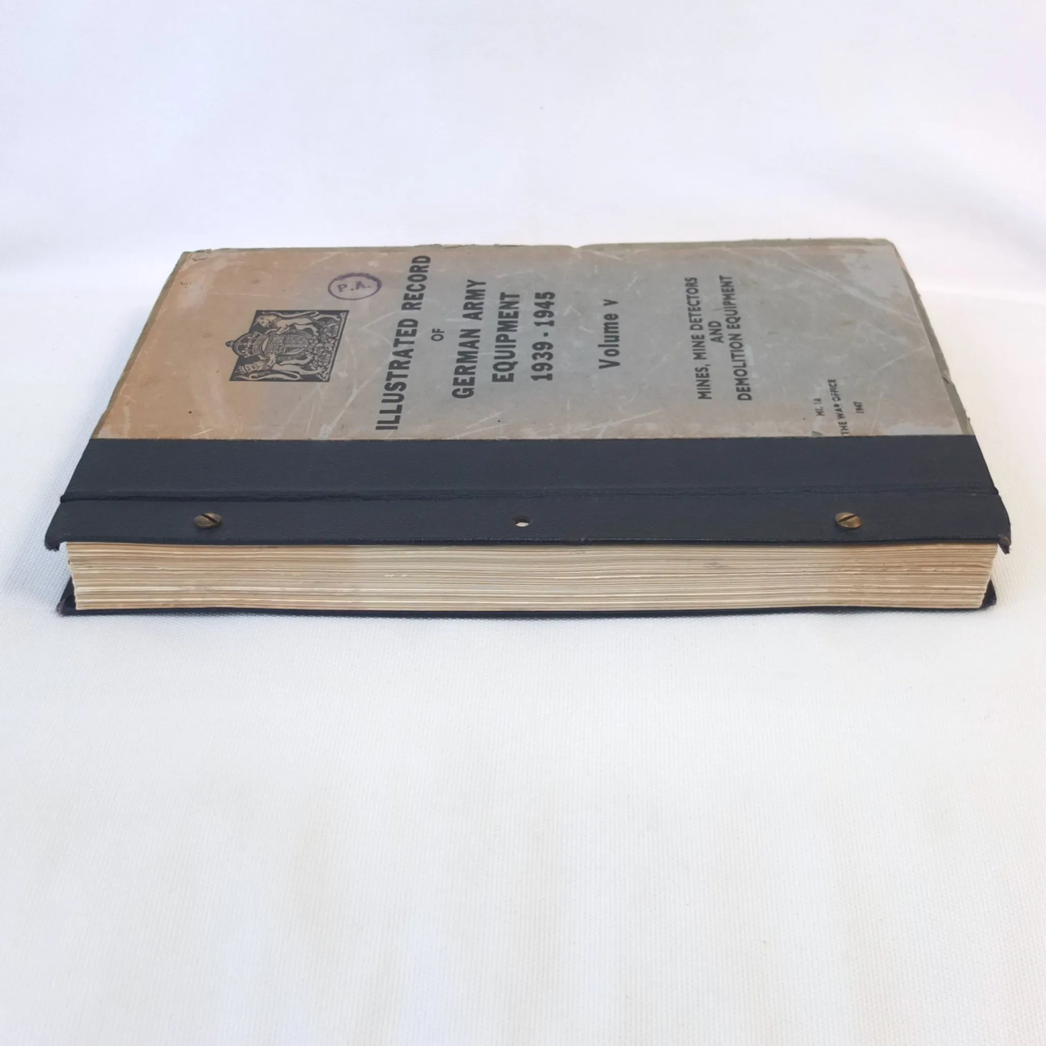 WW2 War Office M.I. 10 Intelligence Manual | German Army Equipment