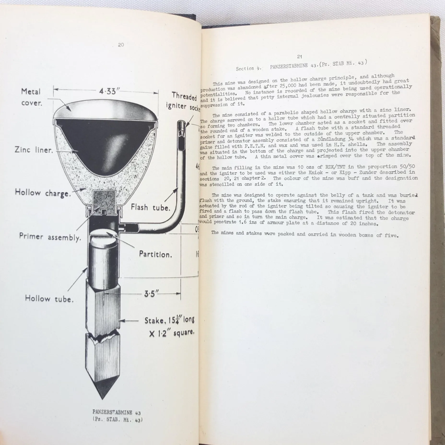 WW2 War Office M.I. 10 Intelligence Manual | German Army Equipment