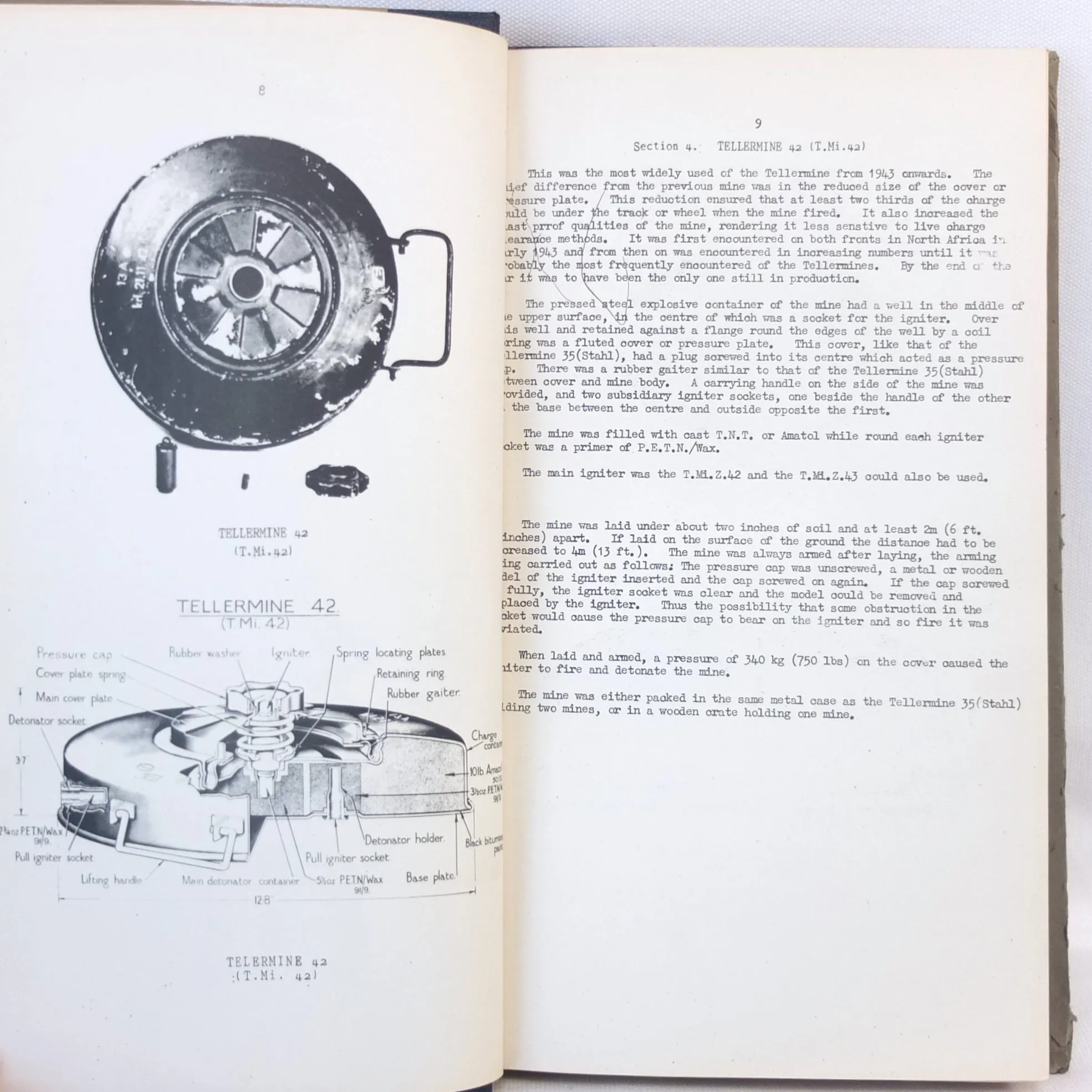 WW2 War Office M.I. 10 Intelligence Manual | German Army Equipment