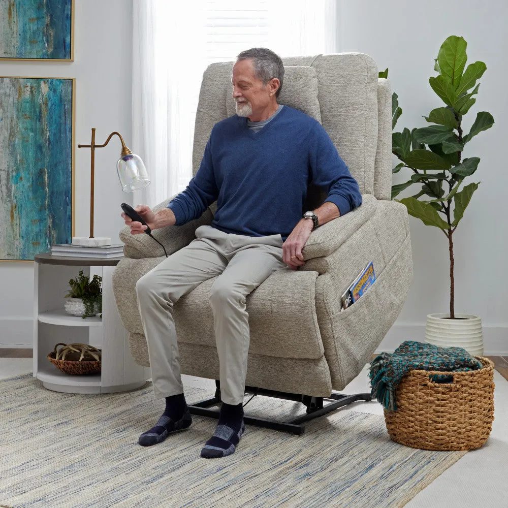 Zecliner Model 2 Power Lift Recliner with Power Headrest, Power Lumbar, Heat & Massage